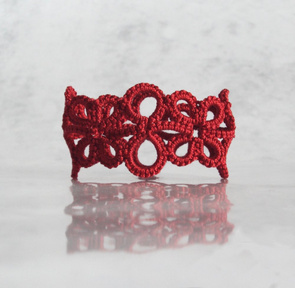 Set Of Two Red Napkin Rings on Luulla